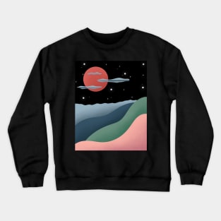 Nature Poster Illustration Crewneck Sweatshirt